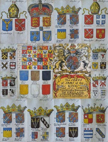 Philip Lea - The Coats-of-Arms of the King and all the Lords