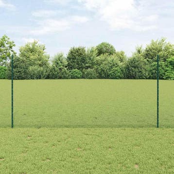 vidaXL zeshoekig gaasgek met palen 100 x 1,2 m PVC-Coated, Verzenden, Nieuw, IJzer