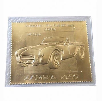 Zambia. Gold medal AC Cobra 427, 1/50 Oz (.917) (Zonder