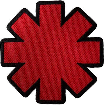 Red Hot Chili Peppers Asterisk Cut-Out Patch off merchandise, Ophalen of Verzenden, Nieuw, Kleding