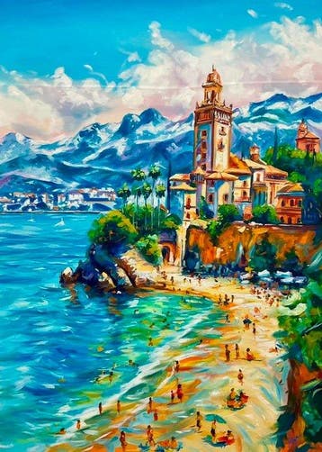 Elizabeth (XXI) - El farallón de la torre y la playa