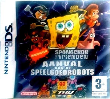 Nickelodeon Spongebob en Zijn Vrienden: Aanval van de, Spelcomputers en Games, Games | Nintendo DS, Ophalen of Verzenden, Zo goed als nieuw