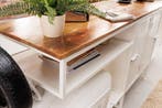 Extravagante barkast SCOOTER 250cm witte retro console, Ophalen of Verzenden, Nieuw