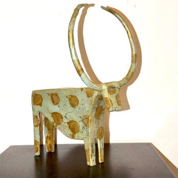 Abdoulaye Derme - Figuur - Taureau aux Grandes Cornes -