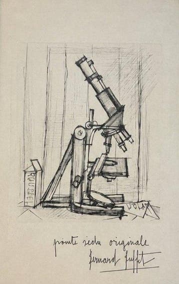 Bernard Buffet (1928-1999) - Le Microscope