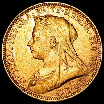 Verenigd Koninkrijk. Victoria. Sovereign 1893. Older crowned