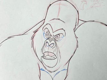 Disney Studios - 1 Pencil drawing - Tarzan - 1999, Nieuw