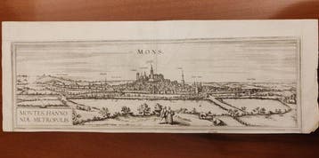 België - Mons (Bergen); Georg Braun (1541–1622) - MONS., Nieuw