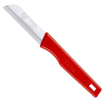 Solingen Schilmesje – RVS Glad – 16 cm – Rood – 10 S, Ophalen of Verzenden, Nieuw, Rvs of Chroom