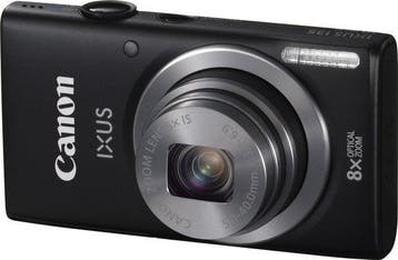 Canon IXUS 135 Digitale Compact Camera - Zwart, Verzenden, Zo goed als nieuw