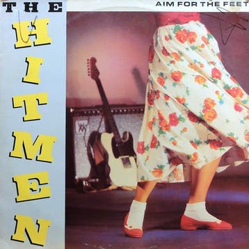 LP gebruikt - The Hitmen - Aim For The Feet, Verzenden, Zo goed als nieuw, Overige formaten