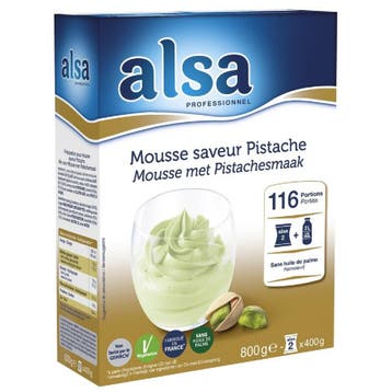 Alsa Mousse Pistache 800g, Verzenden, Nieuw