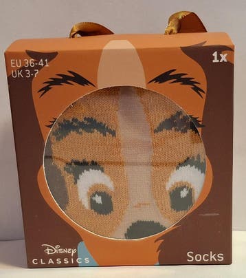 Disney CLASSICS Sokken - sokken voor dames - maat 36-41, Kleding | Dames, Sokken en Kniesokken, Bruin, Verzenden, Nieuw