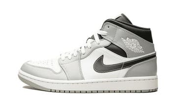 Air Jordan 1 Mid Light Smoke Grey Anthracite, Nieuw