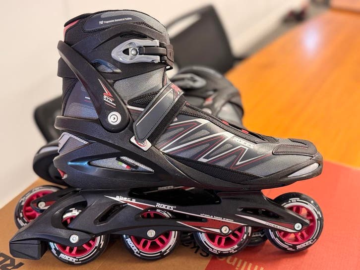 Roces BIG ZYX skates maat 52, Sport en Fitness, Skeelers, Inline skates 4 wielen, Zo goed als nieuw, Roces, Ophalen of Verzenden