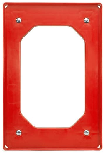 Dolly 60x40x15 rood met 4 rubberen zwenkwielen, nieuw - Set, Ophalen of Verzenden