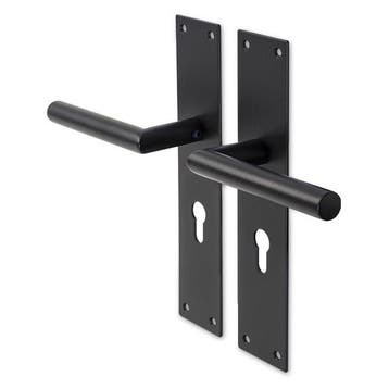Deurbeslag | Deurklink met cilinderschild | Intersteel |, Verzenden, Nieuw