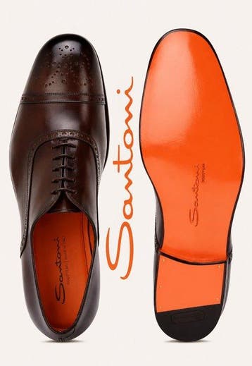 Santoni - Veterschoenen - Maat: EU 43 - Vintage - Nieuw in, Nieuw