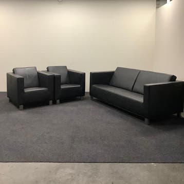 Bert Plantagie complete zithoek, 2,5 zitsbank + 2x fauteuil,, Ophalen of Verzenden, Gebruikt