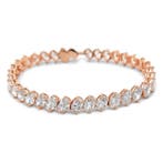 Armband - 14 karaat Roségoud - 15.23ct. tw. Diamant, Nieuw