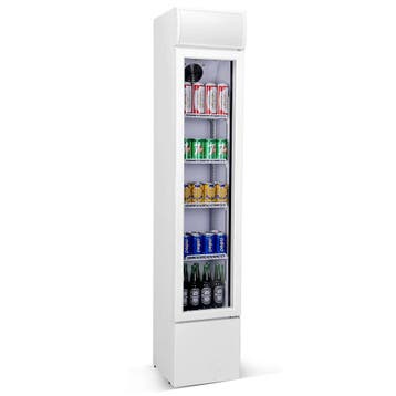 Drankenkoeling | 105L | Wit | +2°C/+10°C | Statisch +, Verzenden, Nieuw in verpakking