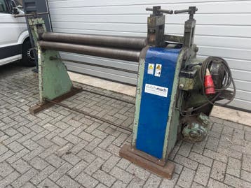 WILA plaatwals platenwals rollenwals 1550 x 3 mm, Gebruikt