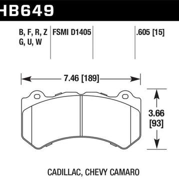Hawk 08-12 Cadillac CTS-V / 12 Jeep Grand Cherokee (WK2), Ophalen of Verzenden, Nieuw