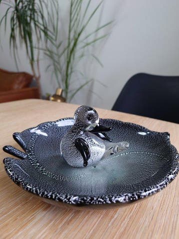 Murano - Beeldje - Murano art glass, Murano duck, Murano