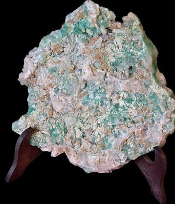 apophylliet Kristallen op matrix - Hoogte: 20 cm - Breedte: