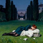 Le Yack (1972) - The Sleeping Garden - Hand signed, Antiek en Kunst