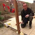 Eenvoudig herwerken en palen vast zetten zonder snelbeton, Tuin en Terras, Ophalen of Verzenden, Nieuw, Palen