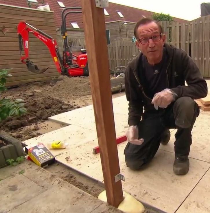 Eenvoudig herwerken en palen vast zetten zonder snelbeton, Tuin en Terras, Palen, Balken en Planken, Palen, Nieuw, Ophalen of Verzenden