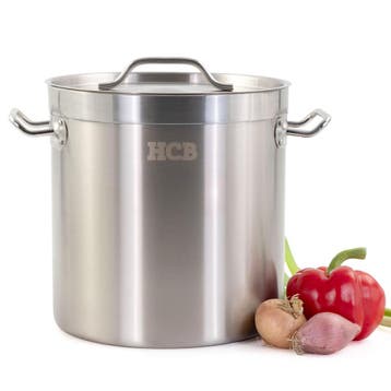 HCB Kookpan - alle warmtebronnen - 12 liter - RVS, Huis en Inrichting, Keuken | Potten en Pannen, Verzenden, Nieuw, Overige typen