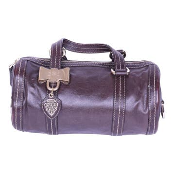 Gucci Duchessa Boston Bag - Aubergine Leer, Verzenden, Zo goed als nieuw