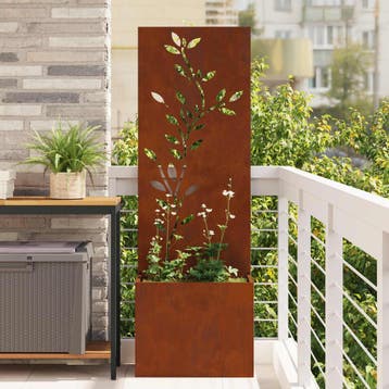 vidaXL Tuin Privacy Screen Roestig 50 x 32 x 150 cm, Verzenden, Nieuw