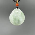 Snijwerk, Jade Horse Pendant - 38 mm - Gecertificeerde, Verzamelen, Mineralen en Fossielen