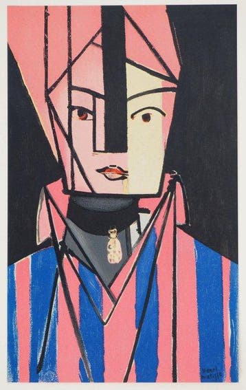 Henri Matisse (1869-1954) - Portrait rose, Antiek en Kunst