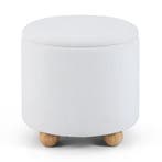 LIVSK Ronde Opbergpoef - Zachte Chenille - Verborgen Opbergr, Verzenden, Nieuw