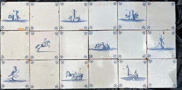 Tegel (18) - Delft, Plateelbakkerij - 1750-1800