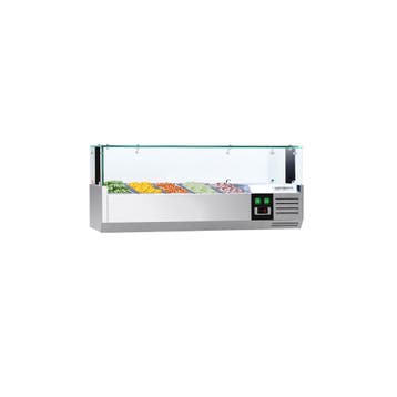 GGM Gastro | Opzetkoelvitrine PREMIUM met LED-verlichting -, Verzenden