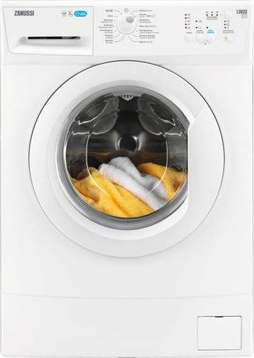 Zanussi ZWF71440BW - Wasmachine - 7 kg - 1400 tpm, Ophalen of Verzenden, Zo goed als nieuw, Voorlader, 85 tot 90 cm