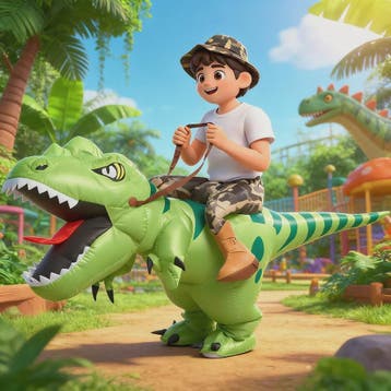 Opblaasbaar T-Rex Kostuum - Draak Rijden Dinosaurussen Outfi, Verzenden, Nieuw