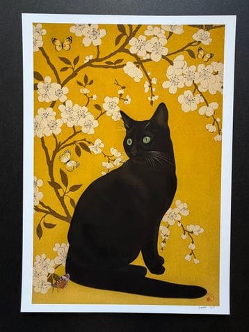 Yellow, garden cat - NO RESERVE - Ana Maia - Zweden