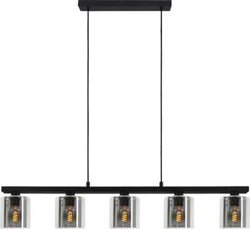 EGLO Cadley Hanglamp | E27 | 121 cm | Rookglas - Smoke glas, Ophalen of Verzenden, Nieuw