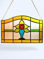 Art Deco Glas-in-loodraam - 30x46cm - 1930-1940