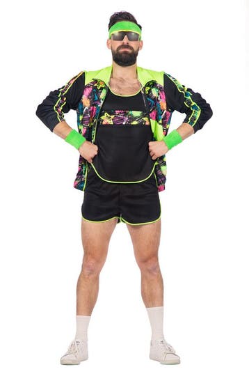 Jaren 80 Aerobic Kostuum Heren, Ophalen of Verzenden, Nieuw