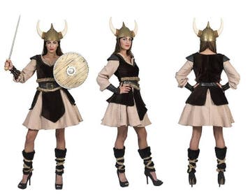Viking kostuum vrouw Ragna, Ophalen of Verzenden, Nieuw