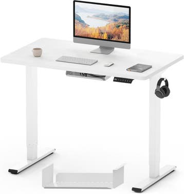 Zit sta bureau - Elektrisch - Verstelbaar - 100 x 60 cm - Q1, Verzenden, Zo goed als nieuw