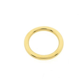 Gouden aanschuifring, Sieraden, Tassen en Uiterlijk, Ringen, Gebruikt, Ophalen of Verzenden, 17 tot 18, Dame