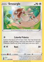 Smeargle 137/195 Reverse Holo Silver Tempest, Hobby en Vrije tijd, Verzamelkaartspellen | Pokémon, Losse kaart, Nieuw, Foil, Ophalen of Verzenden